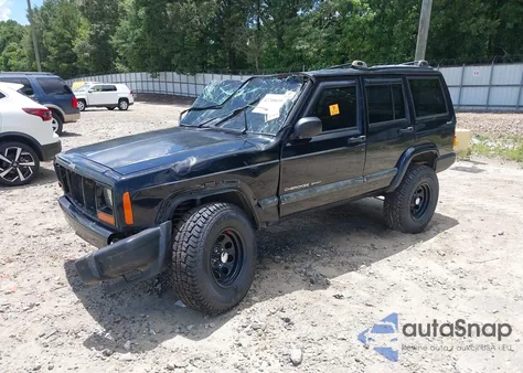 2001 Jeep Cherokee Sport from USA, damaged, VIN 1J4FF48SX1L572886